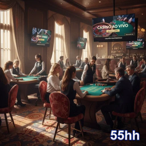 Tela de slot games com interface intuitiva em ação