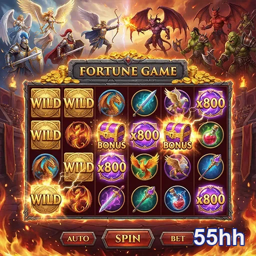 Imagem do jogo de caça-níqueis Fortune Game no site 55hh.